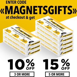 X-Bet 30pcs 1x3 Reutilizável Seca Apagar Etiquetas Magnéticas Whiteboard Classroom Memo Pads Frigorífico Notepads Magnético <span class=keywords><strong>Sticky</strong></span> <span class=keywords><strong>Notes</strong></span> - Product Image 3