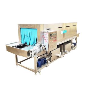 CE-zertifiziert 100 ~ 300 Kunststoff kisten Behälter Box Hochdruck reiniger Trockner Tunnel korb Paletten schale Wasch-und Trocknungs maschine - Product Image 2