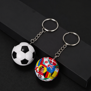 Custom Competition Pendant Sports <strong>Key</strong> <strong>Chains</strong> 3d Pvc Mini Football Pendent <strong>Plastic</strong> Keychain Soccer Ball Keychain for Gift - Product Image 3
