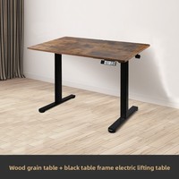 Panneau de maison ODM hauteur réglable bois support pour ordinateur portable Table d'ordinateur levage électrique métal bureau meubles PC bureau de jeu