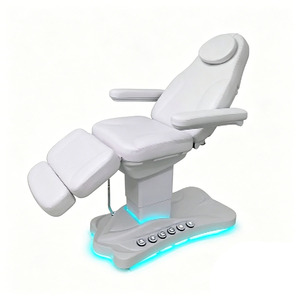 Table de massage électrique de luxe réglable et confortable pour salon et spa, lit de cosmétologie électrique de luxe pour salon - Product Image 5
