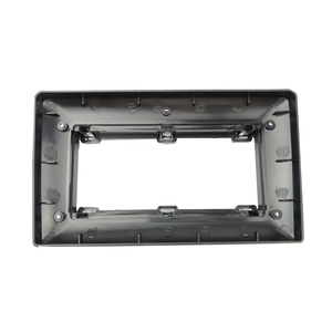 2 Din Radio telaio per <span class=keywords><strong>RENAULT</strong></span> DUSTER 2010 + LOGAN CAPTUR 2013 + lettore DVD Stereo da 9 pollici installare Kit pannello di rifinitura Surround - Product Image 1
