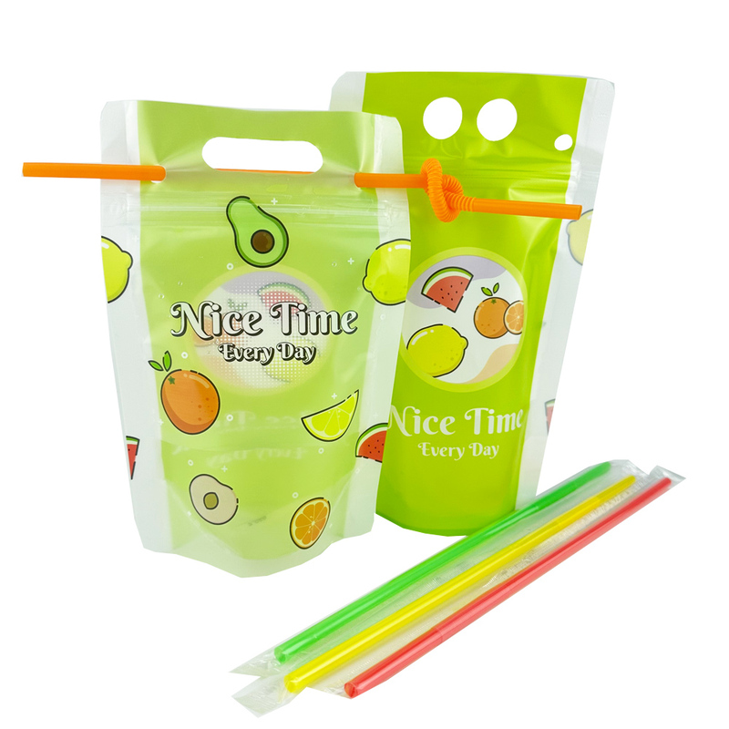250ml 350ml 500ml Disposable Frosted Ziplock