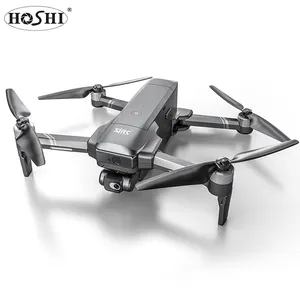 HOSHI SJRC f22s 4k pro drone F22 4K PRO GPS Drone 2 -Axis Gimbal 4K çift HD kamera mesafe Drone 4K quadcopter