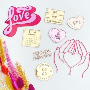 Adorno <span class=keywords><strong>de</strong></span> Pastel <span class=keywords><strong>de</strong></span> Acrílico Personalizado <span class=keywords><strong>para</strong></span> San Valentín, Decoración <span class=keywords><strong>de</strong></span> Cupcakes <span class=keywords><strong>para</strong></span> Bodas, Aniversarios, Placa con Mensaje - Product Image 1