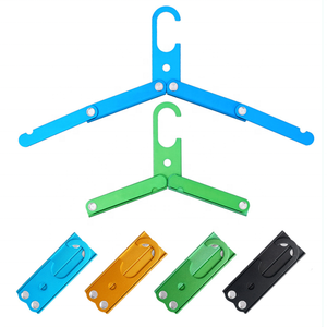 En aluminium petit mini pliable portable voyage en plein air randonnée camping pliant vêtements cintres - Product Image 1