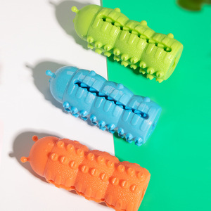 Pet Caterpillar Teething Toy Medium Durable <b>Bite</b> Resistant Interactive Chew Toy For Dogs Pet Supplies - Product Image 2