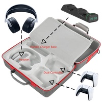 Sac à usage spécial personnalisé en usine coque rigide en mousse EVA étui portail PS pour PS5 PlayStation 5 Console double contrôleur accessoires