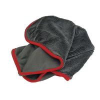 Serviette en microfibre à boucles torsadées simple couche 50x90cm 600GSM personnalisée, super absorbante pour le detailing automobile, vente en gros