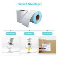 Étiquette thermique à code-barres 100x150mm sans phénol, autocollante, pour bordereau d'expédition – Approvisionnement direct usine
