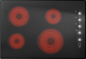 30 Inch Smoothtop Electric Cooktop with 4 Radiant Elements and Mechanical <b>Knob</b> Control - Product Image 6