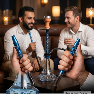 Cachimba Árabe de Aleación de Aluminio con un Solo Tubo, <span class=keywords><strong>Precio</strong></span> al por Mayor, Juego Completo, Directo de Fábrica - Product Image 3