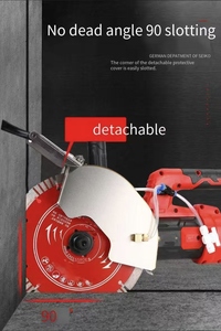 Nouvelle machine de découpe électrique, machine à rainurer le béton, double lame de scie, machine de découpe de métal sans poussière - Product Image 6
