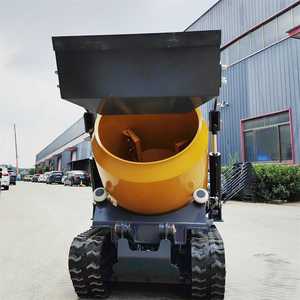 Forestry Machinery Customized Gasoline Hydraulic Mini Crawler Rubber <b>Track</b> Loader Skid Steer Concrete Mixer - Product Image 5