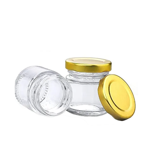 Pot à miel vide recyclable de 35 ml/25 ml/30 ml, <span class=keywords><strong>mini</strong></span> bouteille en verre pour gelée, pot à <span class=keywords><strong>confiture</strong></span> avec couvercle, vente en gros - Product Image 3