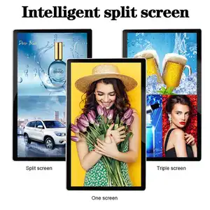 27 дюймов Android настенное крепление сенсорный экран Крытый ЖК-дисплей рекламы для ресторана меню рекламы публикации
