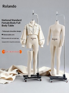 <span class=keywords><strong>Mannequin</strong></span> femme en tissu, buste de <span class=keywords><strong>couture</strong></span> avec support trépied réglable, différents motifs, mannequins de <span class=keywords><strong>couture</strong></span> ajustables - Product Image 6