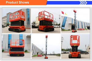 MORN 4m 6m 8m 10m 12m elektrikli parça kaba arazi paletli makaslı kaldırma dizel paletli makaslı kaldırma CE ISO - Product Image 6