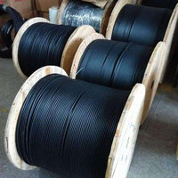 Cable de Fibra Óptica Autoportante ASU de 12/24 Núcleos, Monomodo, Mini ADSS G652D, Doble Revestimiento FRP PE, Cable de Red de Banda Ancha OEM