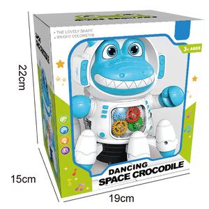 Juguete Robot Cocodrilo Bailarín Jacko Toys, Juguete Eléctrico de Dibujos Animados con Luz y Música, Juguete Cocodrilo que Camina y se Mueve para Niños - Product Image 5