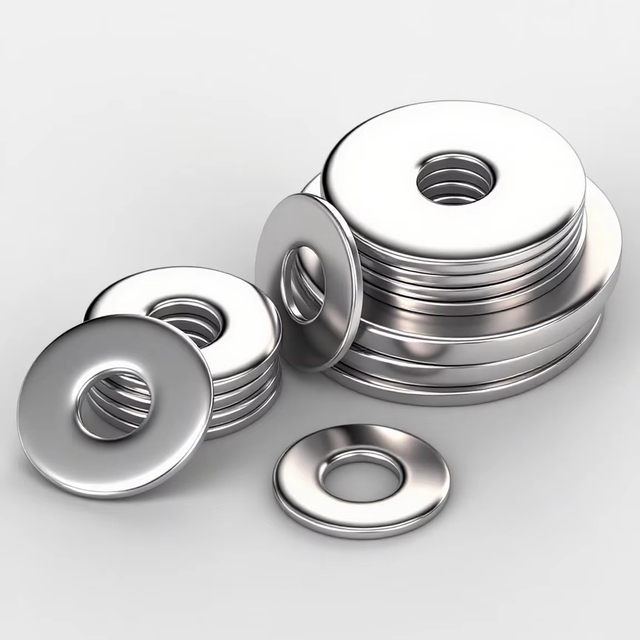 High-Quality Stainless Steel Oversized Thickened Flat Washer, Round