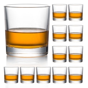 All'ingrosso vecchio stile spesso riutilizzabile Base cristallina trasparente Whisky Rock bicchieri per regali Cocktail Whisky <span class=keywords><strong>Brandy</strong></span> - Product Image 1
