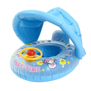 תינוק שחייה לצוף עם שמשיה מתנפח ילדים לשחות בריכת טבעת לשחות סיוע לצוף