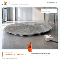 Plateforme rotative pour exposition automobile de 3 tonnes, 360 degrés, télécommande sans fil, plateforme rotative pour salle d'exposition automobile, diamètre 3-6 m