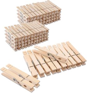 Pinzas de Ropa Modernas Multifuncionales de Madera de Abedul de 7.2cm, Duraderas y Ecológicas, para Sala de Estar, Cocina y Baño, Venta al Por Mayor Personalizada - Product Image 1