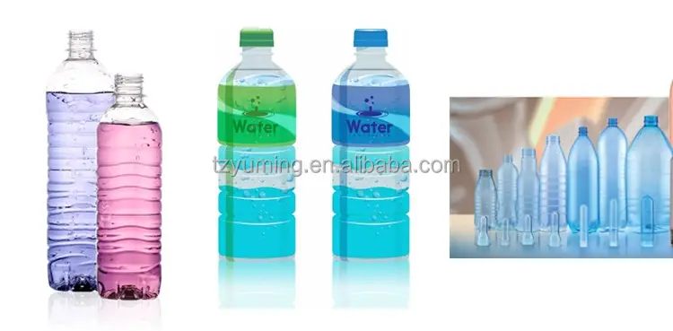 Fully Automatic Bottle Blowing Machinery 300ml To 2000ml Water Bottle Pet Stretch Blow Moulding Machine