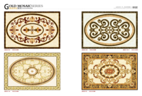 Carrelage de sol en céramique polie de luxe Springletile Hotel, motif design