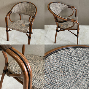 <span class=keywords><strong>Ensemble</strong></span> de salle à manger moderne en aluminium, 5 pièces, bistro, café, patio, mobilier d'extérieur, <span class=keywords><strong>table</strong></span> <span class=keywords><strong>et</strong></span> <span class=keywords><strong>chaises</strong></span>, ensembles de <span class=keywords><strong>jardin</strong></span> - Product Image 6