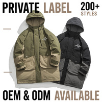 Parka longue matelassée pour homme grande taille, à capuche, entièrement zippée, avec poches, coupe-vent, streetwear, hiver, grandes tailles, surdimensionnée 6XL 7XL