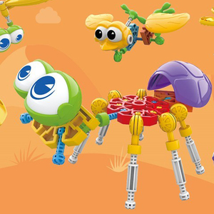 Set de 142 Bloques de Construcción STEM, Parque Animal, Ladrillos de Construcción para Armar, Juguete Educativo Creativo de Animales para Niños - Product Image 3