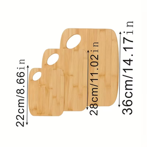 <span class=keywords><strong>Planche</strong></span> à découper en bambou carbonisé, facile à nettoyer, répondant à divers besoins pour le camping et la cuisine en plein air. - Product Image 6