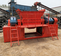 Broyeur de pneus usagés robuste avec système PLC pour le recyclage du caoutchouc