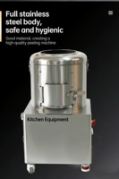 Épluche-pommes de terre en acier inoxydable 14/2000 avec moteur à usage continu 500-1000 W 220-240V