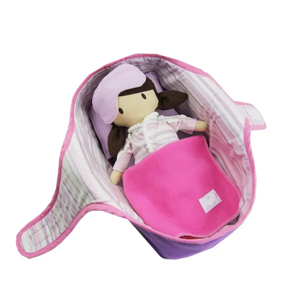 Mini Baby Carrier Bassinet Soft Doll Tote Carrier Case Travel Doll Storage Sleeping Bag
