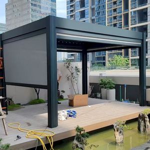 Pergola individuelle pour l'extérieur <span class=keywords><strong>6x3</strong></span> m, <span class=keywords><strong>prix</strong></span> abordable, pergola en aluminium avec toit rétractable - Product Image 3