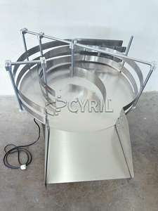 Débrouilleur de bouteilles en plastique PET automatique rond rotatif automatique Plateau tournant en verre Opération facile Machine de tri de collecte - Product Image 4