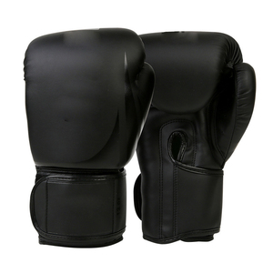 Skyhope-D Gants de <span class=keywords><strong>boxe</strong></span> antidérapants en PU <span class=keywords><strong>blanc</strong></span> avec logo personnalisé de 14oz avec fermeture Velcro et ajustement universel pour l'entraînement sportif des adultes - Product Image 3