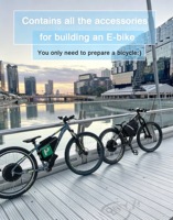 Kit de Conversión de Bicicleta Eléctrica de Fábrica, Motor Potente de 500W-5000W, Fácil de Instalar, Pantalla LCD