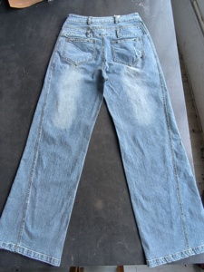 جينز ضيق للرجال جينز ممزق جينز مطاطي مريح كاجوال سراويل جينز للرجال بمشدودات ضيقة تناسب الجسم مخصص غسيل الشركة المصنعة جينز للرجال - Product Image 5