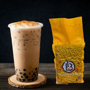 ลูกบอลมันสำปะหลังไข่มุกโบบาสีดำสำหรับร้านชานม - Product Image 1