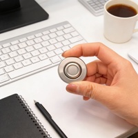 2026 Fabricante Directo: Spinner Metálico 3 en 1 para Dedos, Moneda EDC Desplegable y Gadget Antiestrés de Empuje y Tracción
