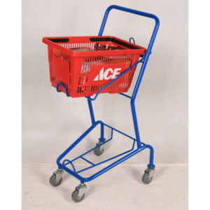 Carrito de Compras de Plástico de Alta Capacidad con Logotipo Personalizado, Movilidad Suave, Premium para Supermercado - Product Image 3