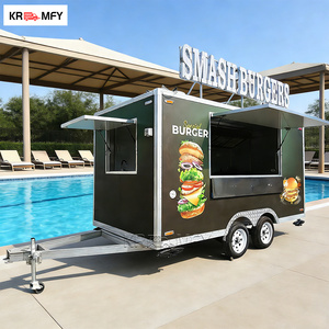 Remolques de Bar Móviles, Quiosco de Chocolate, Mini Caravana Congeladora, Remolque de Comida Rápida para Hot Dogs - Product Image 2
