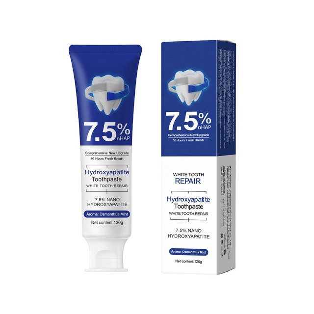 HAP Hydroxyapatite Chemical Toothpaste 120g Nano-Repair Enamel Whitening Adult Clean Teeth