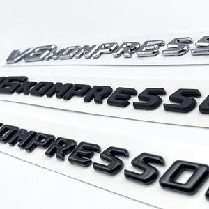Etiqueta engomada del coche de las letras 3D guardabarros emblema lateral V6 Kompressor Logo para <span class=keywords><strong>Mercedes</strong></span> W204 W205 W213 W212 W215 W216 Accesorios - Product Image 4