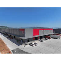 Structure en acier pour entrepôt de distribution urbaine, prix de l'acier par tonne, prix de l'acier de construction au Maroc